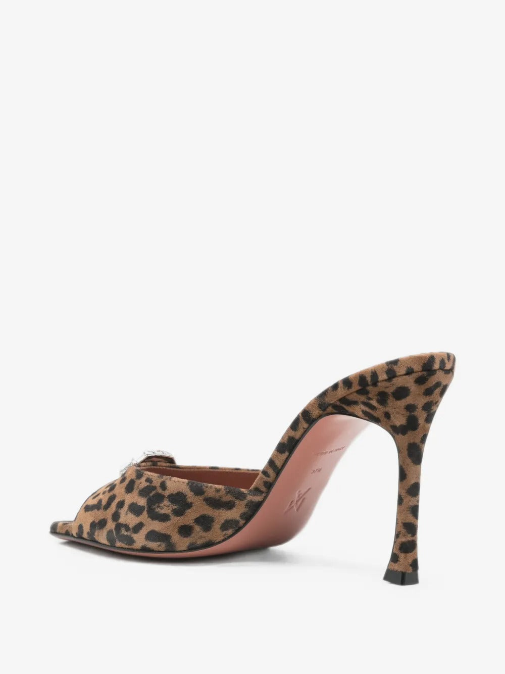 Mini Camelia Crystal-Embellished Leopard-Print Sandals-AMINA MUADDI-Verso