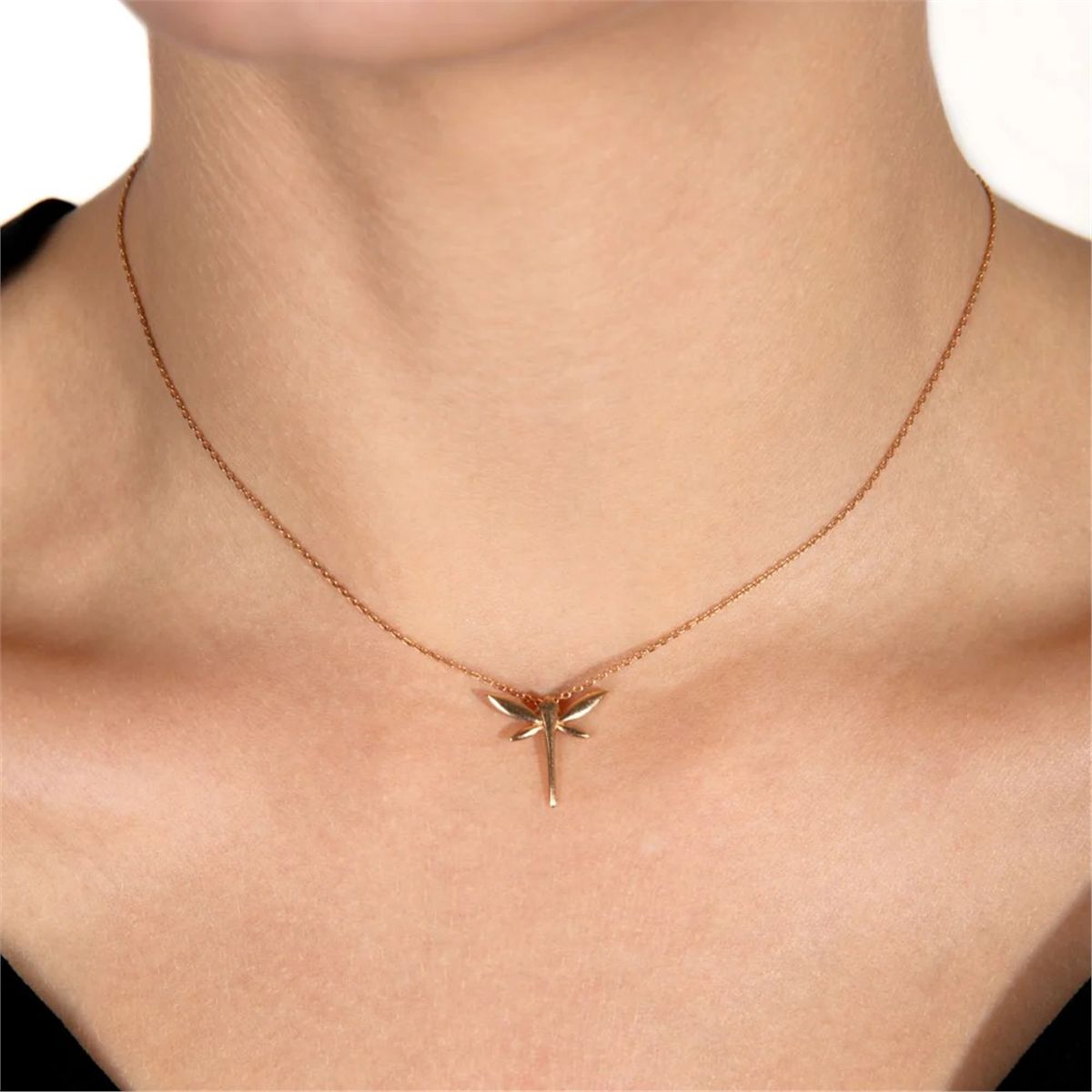 Mini dragonfly necklace-ANAPSARA-Verso