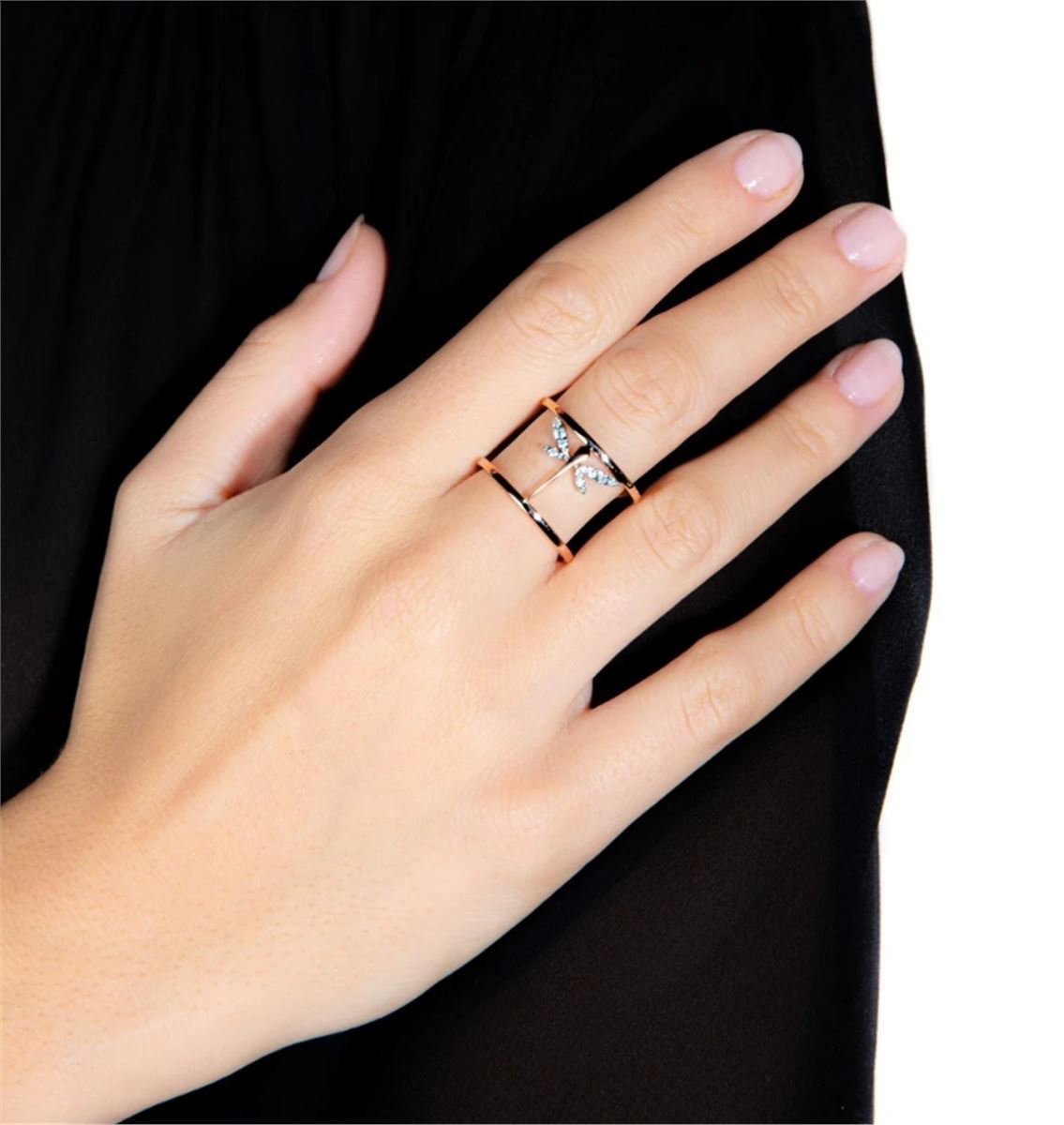 MINI DRAGONFLY RING - ANAPSARA - Verso