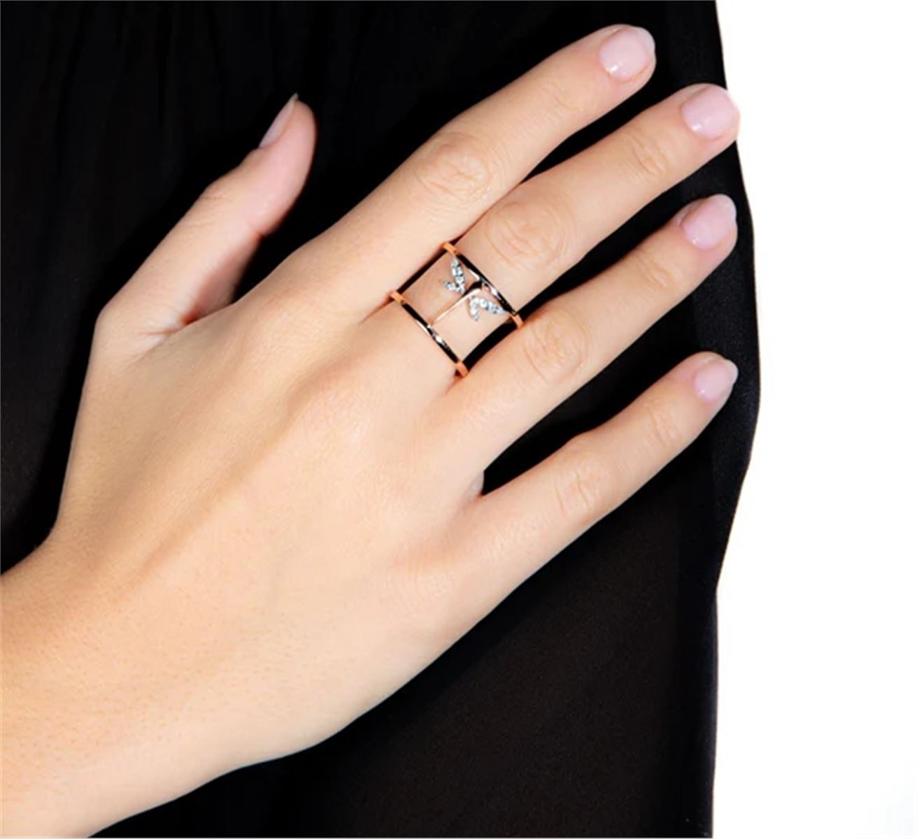 MINI DRAGONFLY RING - ANAPSARA - Verso