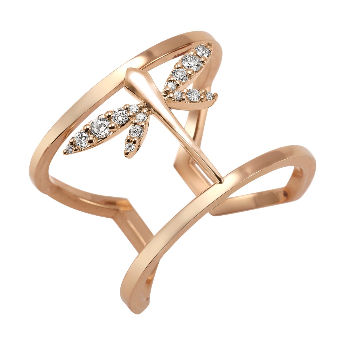 Mini dragonfly ring-ANAPSARA-Verso