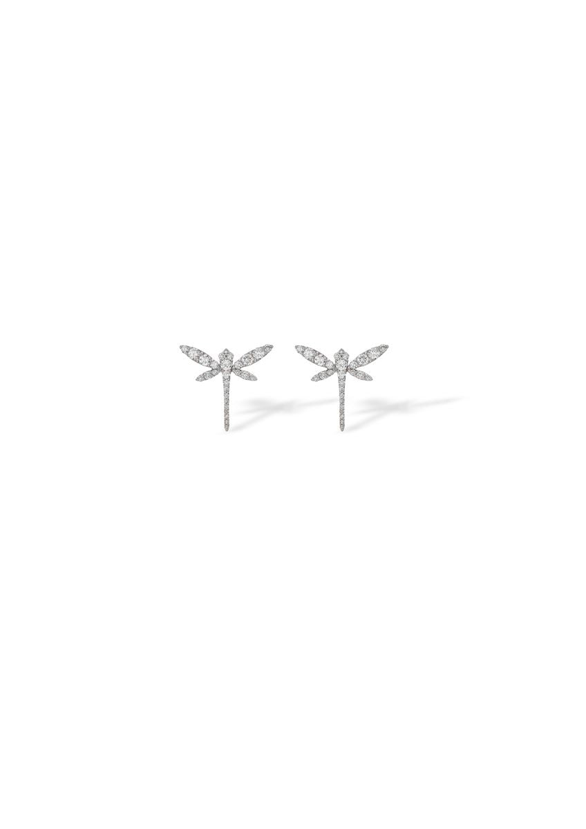 Mini dragonfly stud earrings-ANAPSARA-Verso