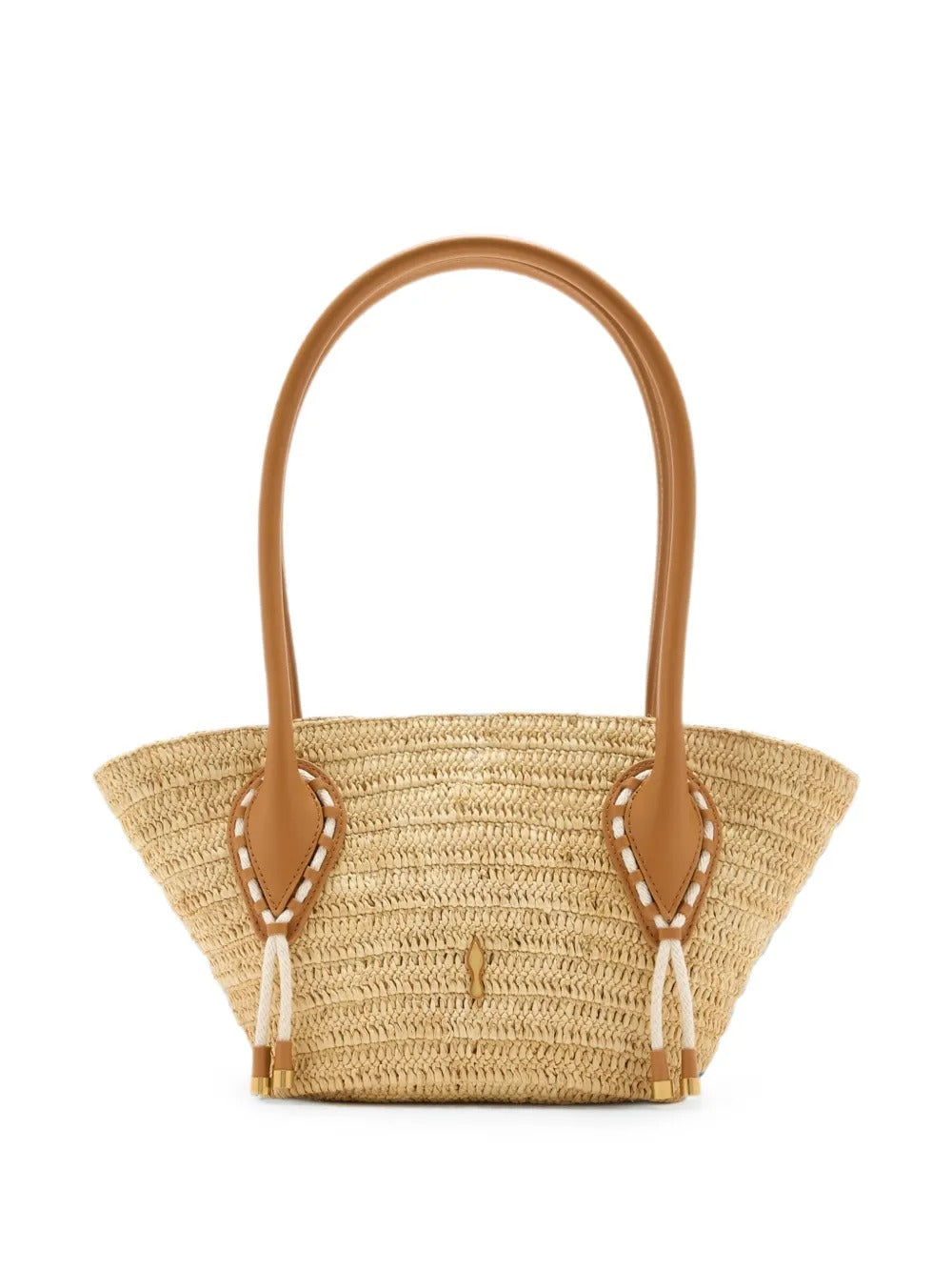 Mini venus woven raffia tote bag-LOUBOUTIN-309340-TU-Verso