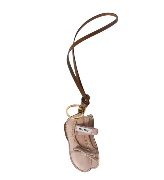 Miu ballet leather keychain trick