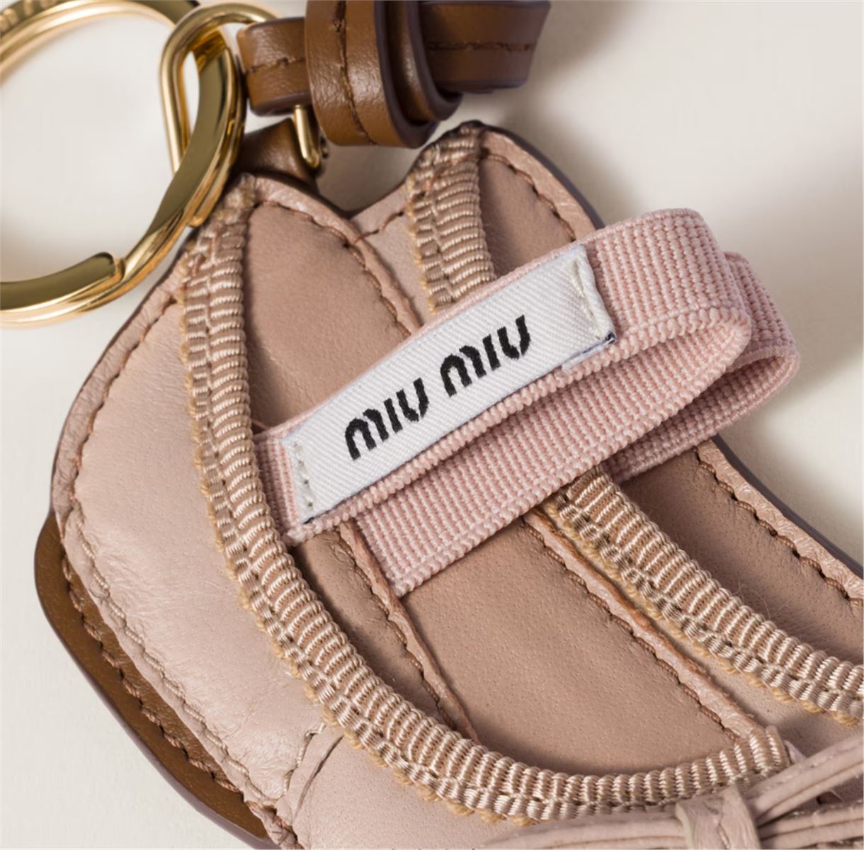 MIU BALLET LEATHER KEYCHAIN TRICK -  MIU MIU -  Verso