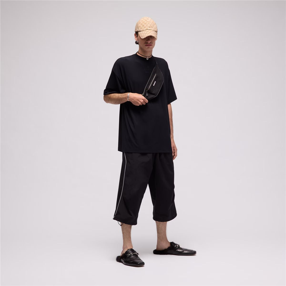 Modal jersey t-shirt with print-GUCCI-Verso
