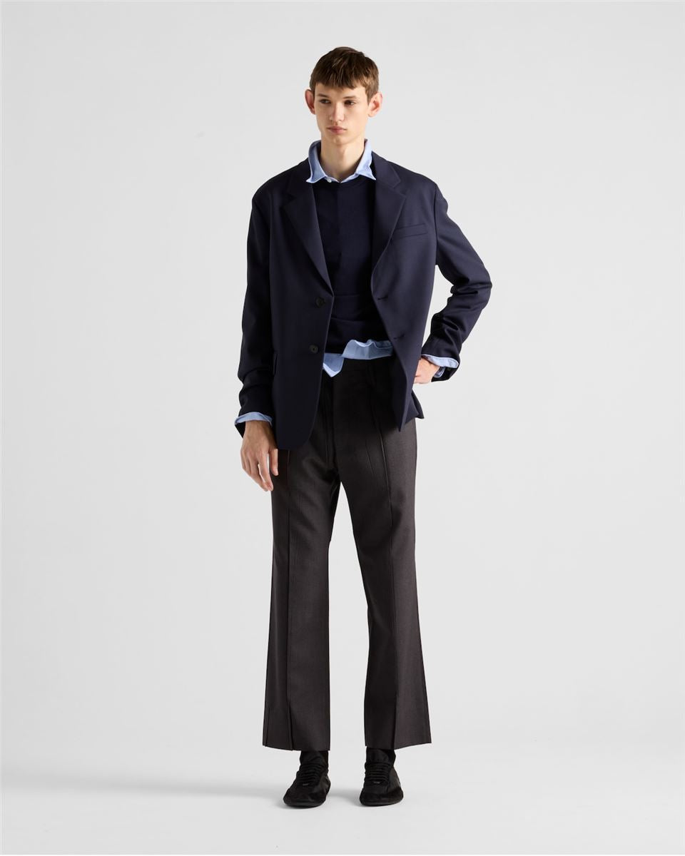 MOHAIR AND SILK PANTS - PRADA - Verso