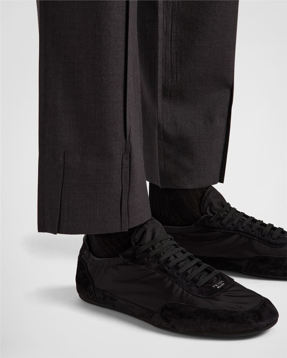 MOHAIR AND SILK PANTS - PRADA - Verso