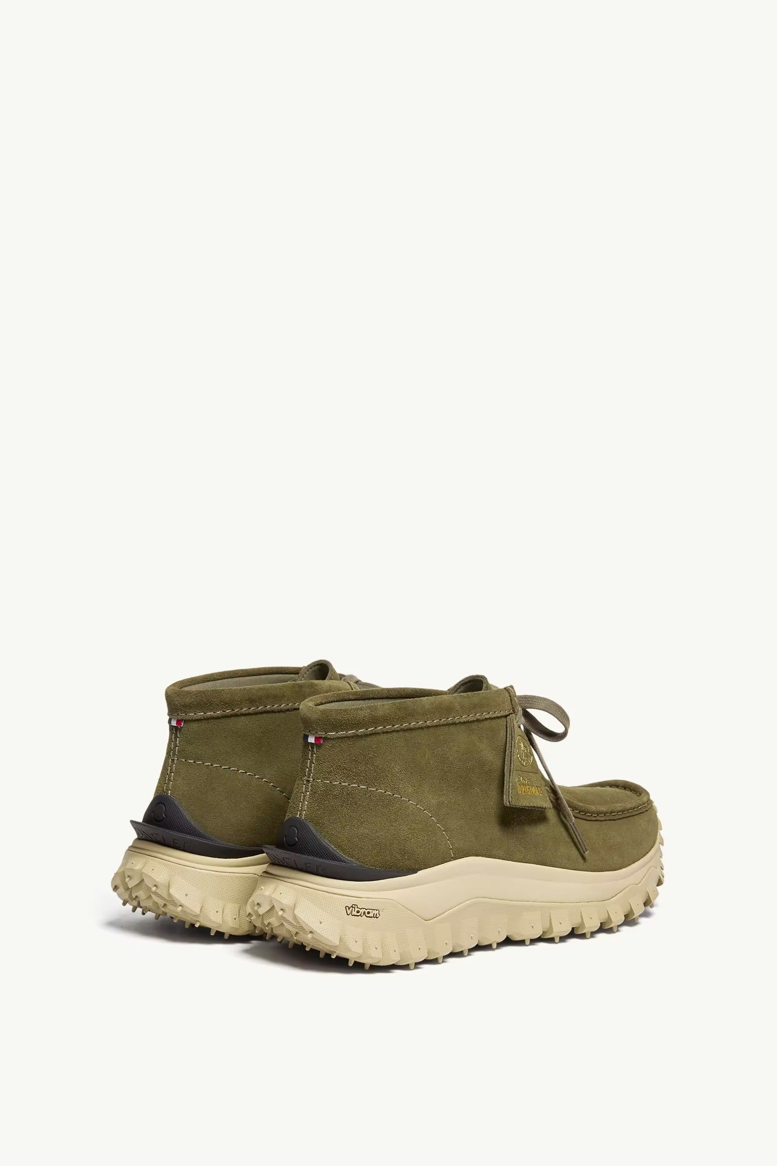 Moncler + Clarks Originals Trailgrip Wallabee GTX Suede Boots-MONCLER-Verso