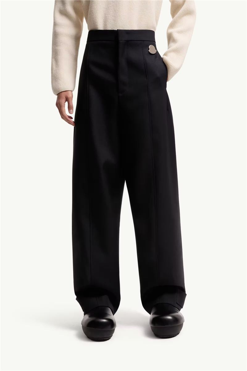 Moncler + JIL SANDER Wool Gabardine Tailored Pants-MONCLER-Verso
