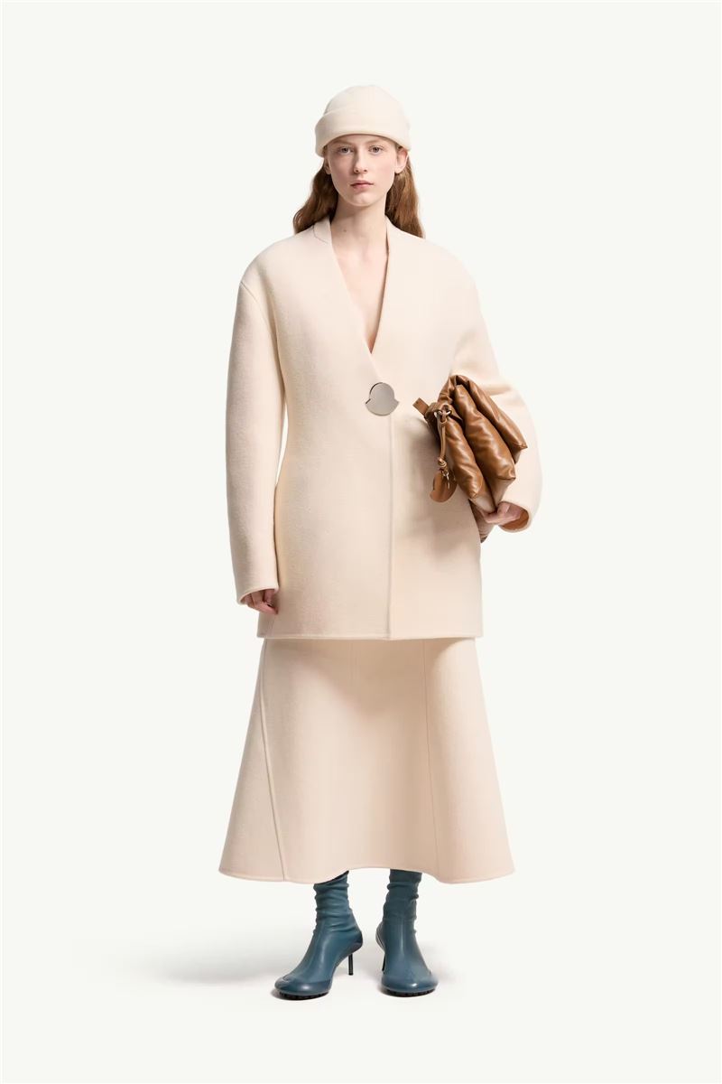 Moncler + JIL SANDER Wool Midi Skirt-MONCLER-Verso