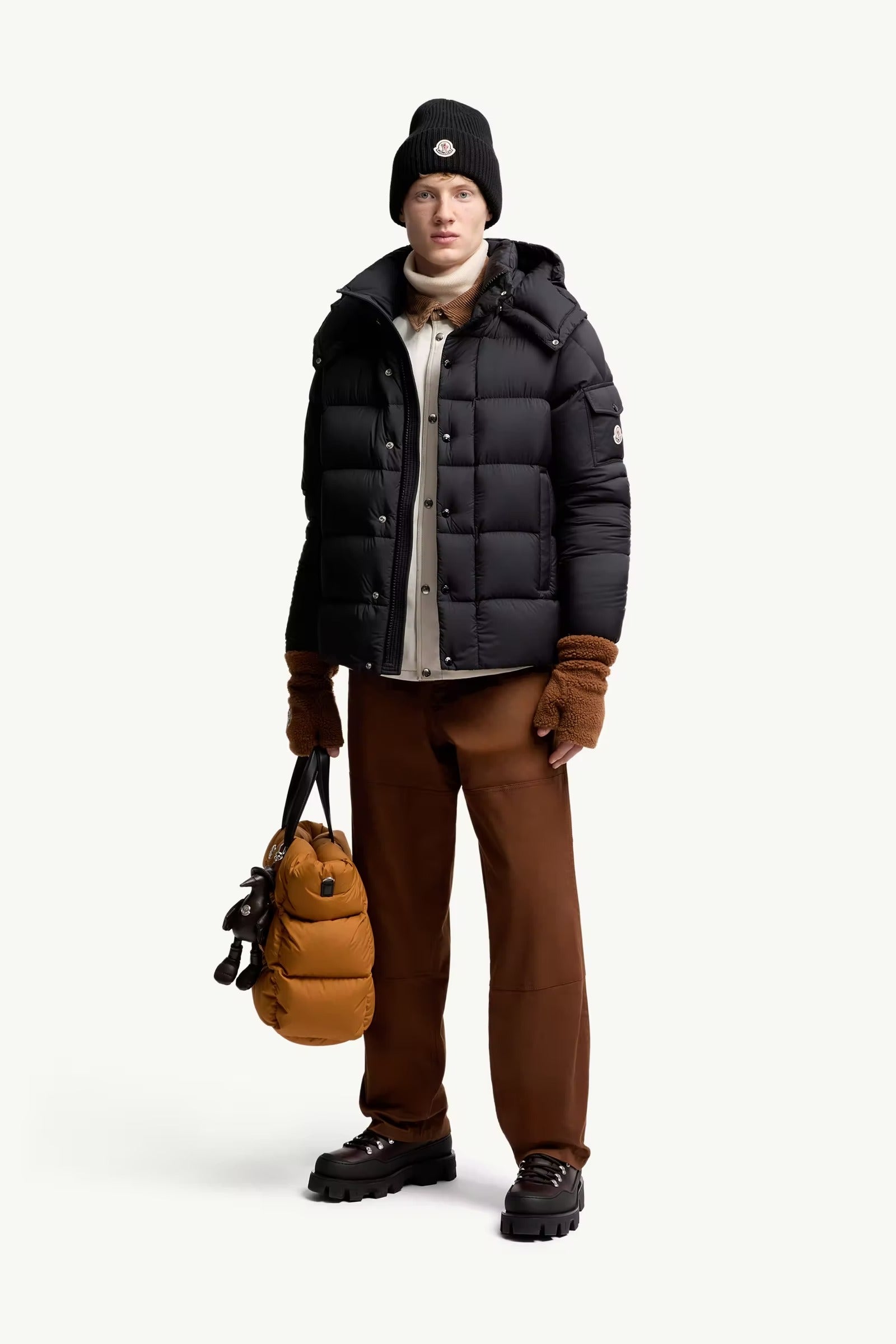 Moncler maya 70 hooded short down jacket-MONCLER-Verso