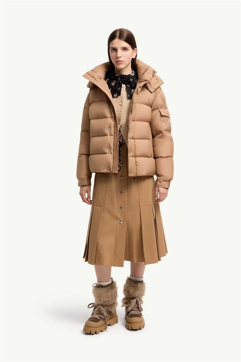 Moncler Maya 70 Hooded Short Down Jacket-MONCLER-Verso