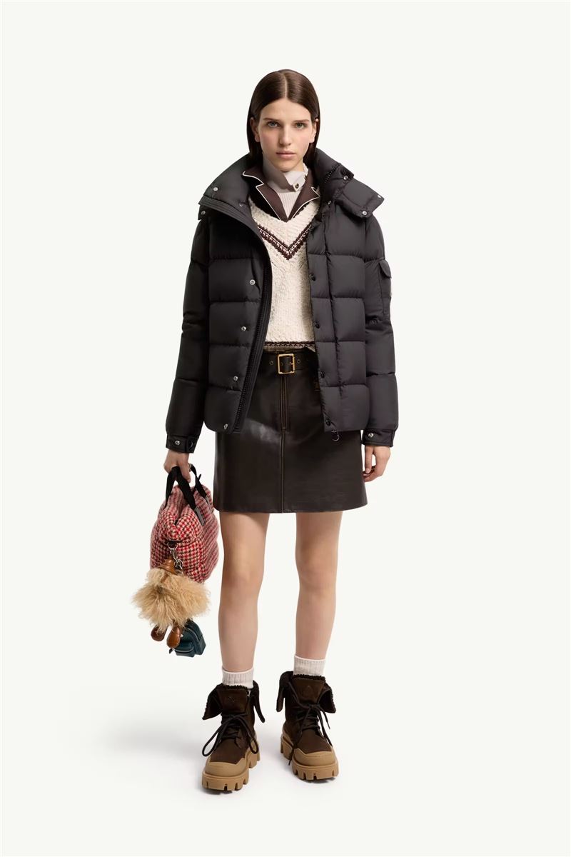 Moncler maya 70 hooded short down jacket-MONCLER-Verso