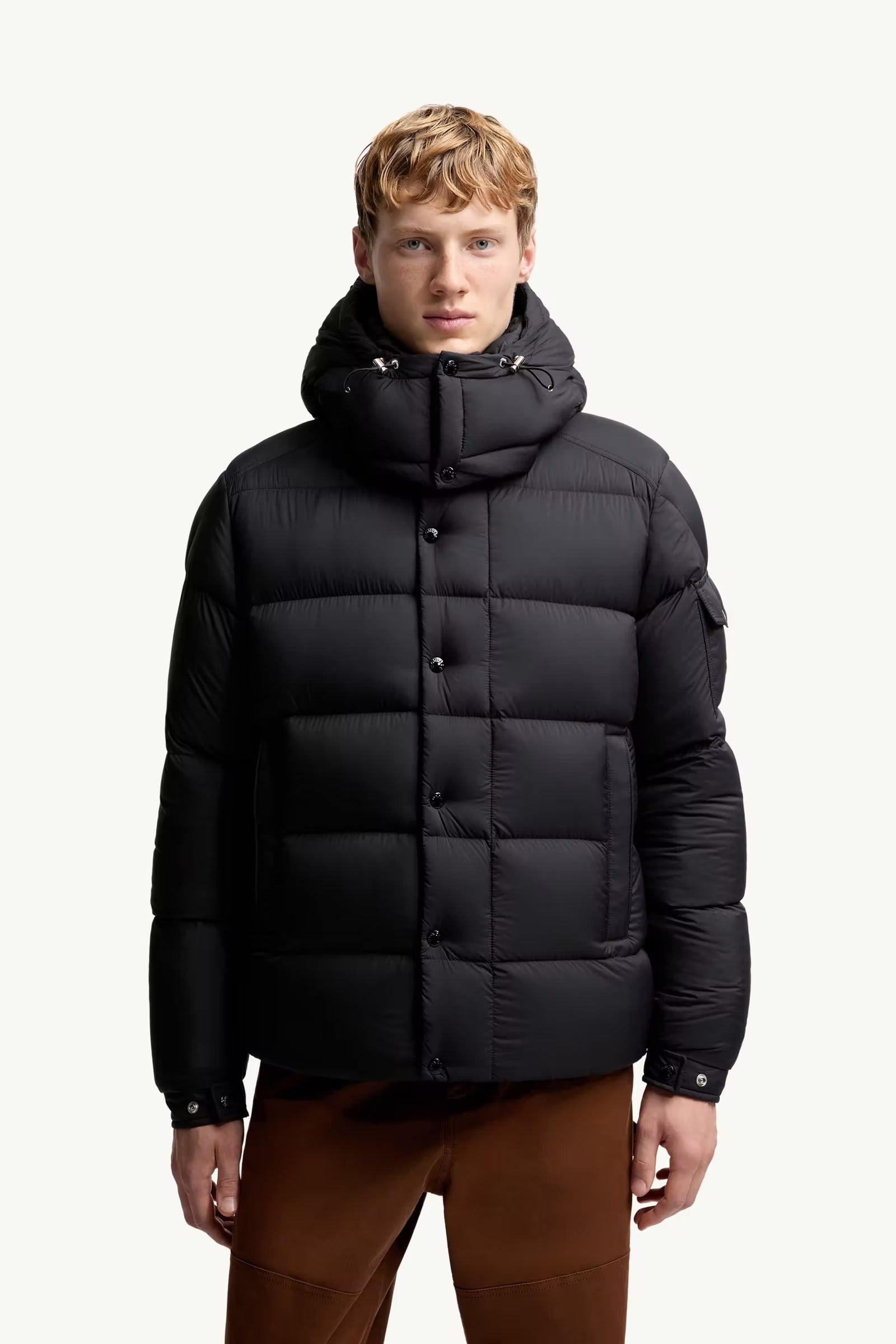Moncler maya 70 hooded short down jacket-MONCLER-Verso