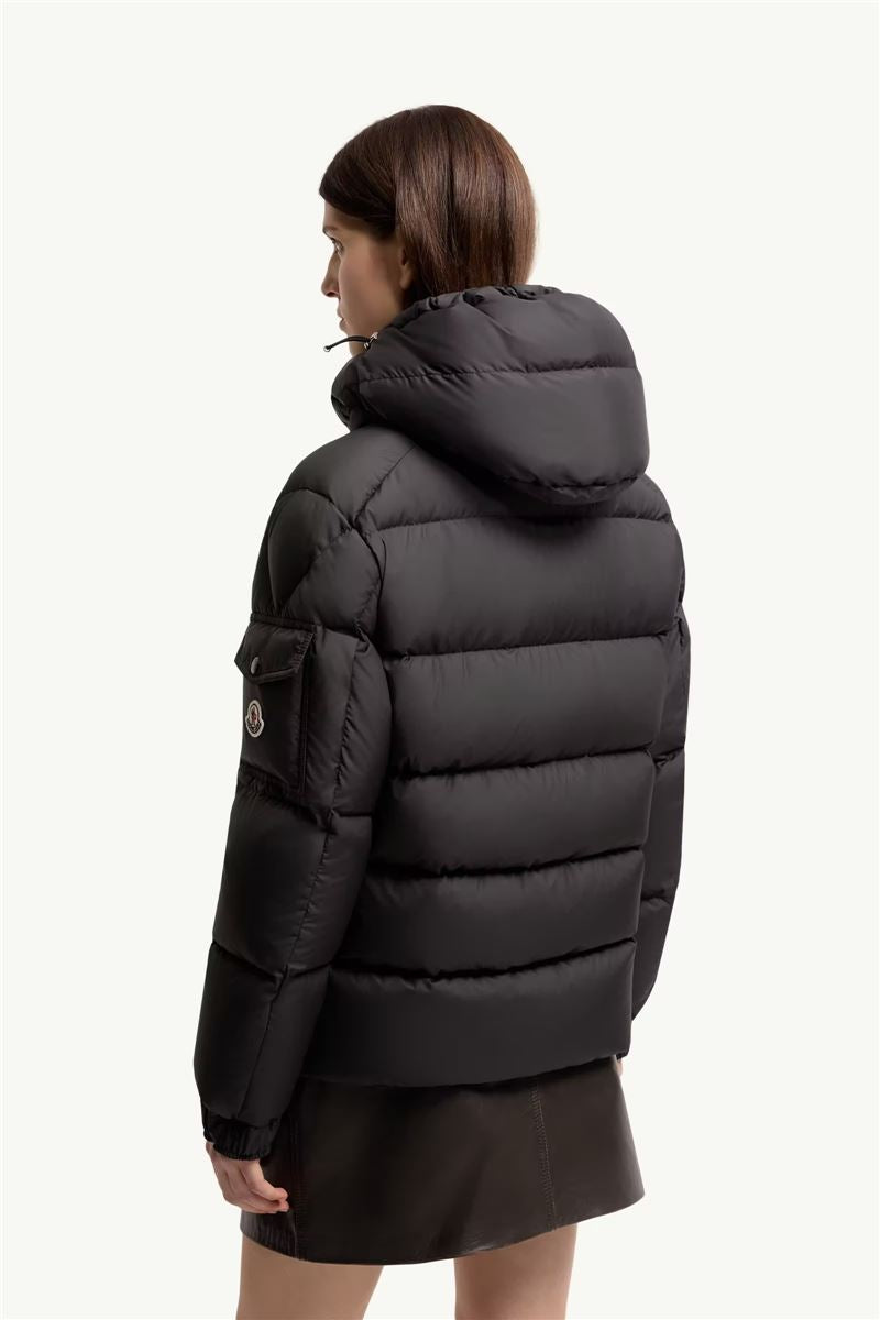 Moncler maya 70 hooded short down jacket-MONCLER-Verso