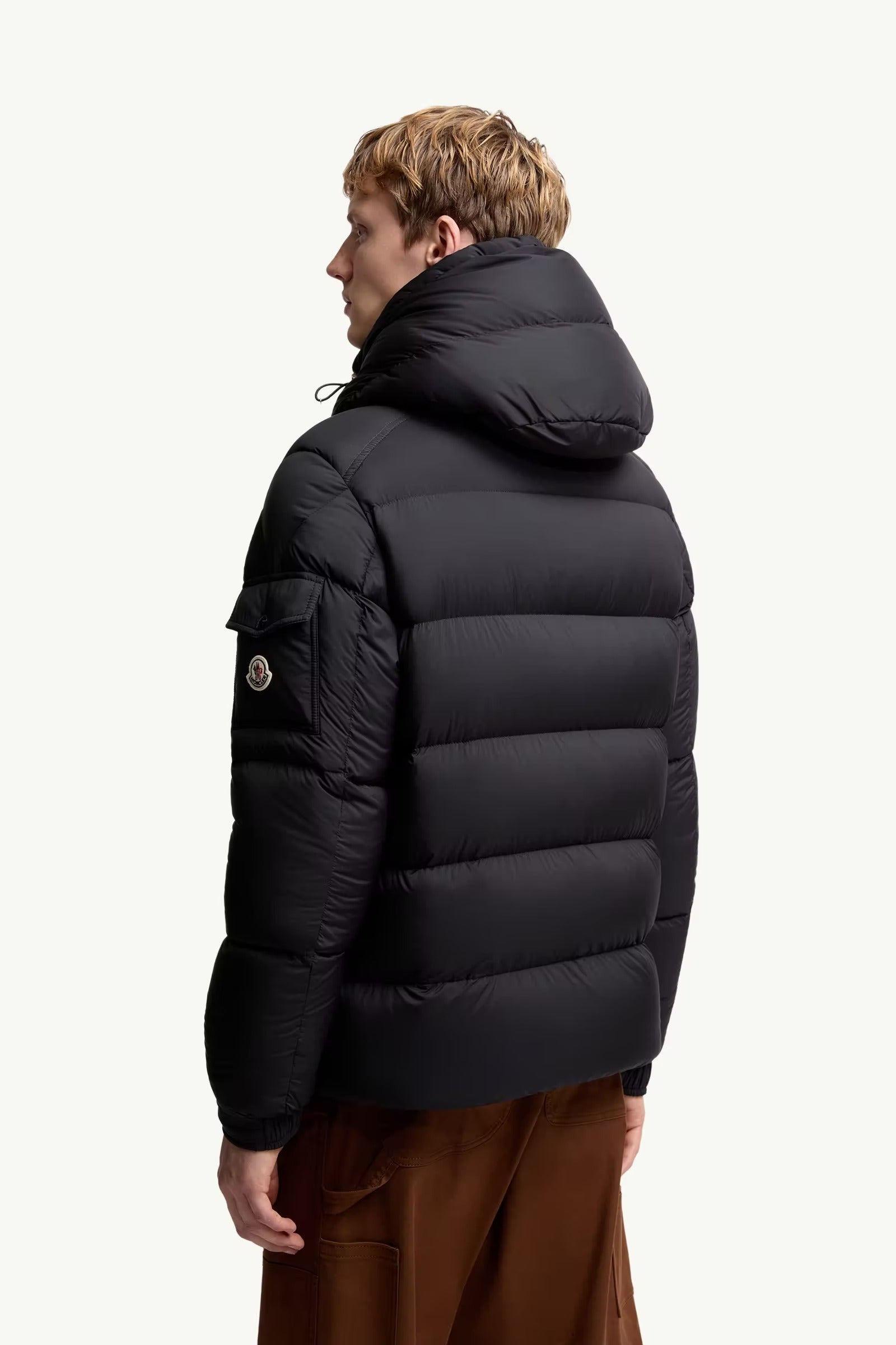 Moncler maya 70 hooded short down jacket-MONCLER-Verso