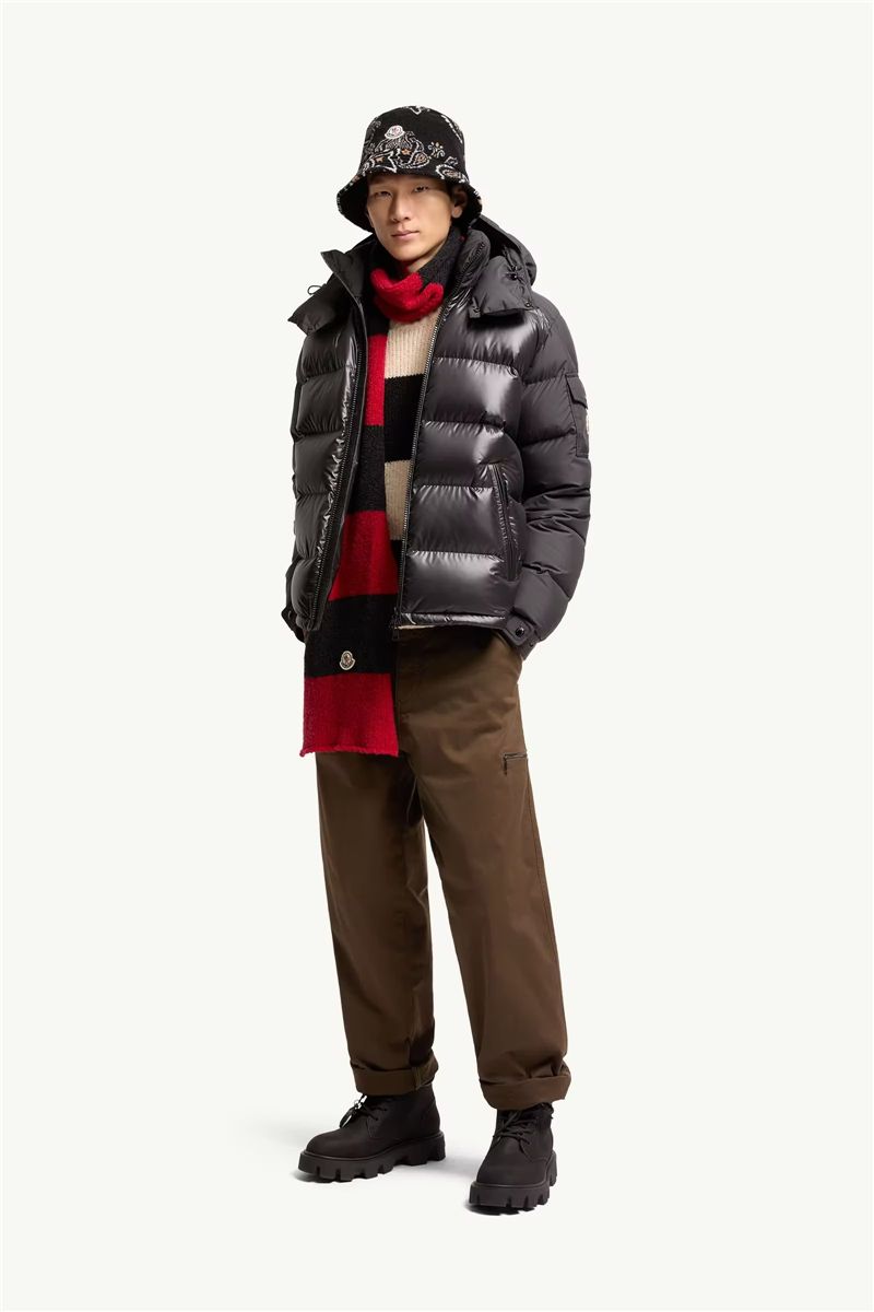 Moncler maya hooded short down jacket-MONCLER-Verso