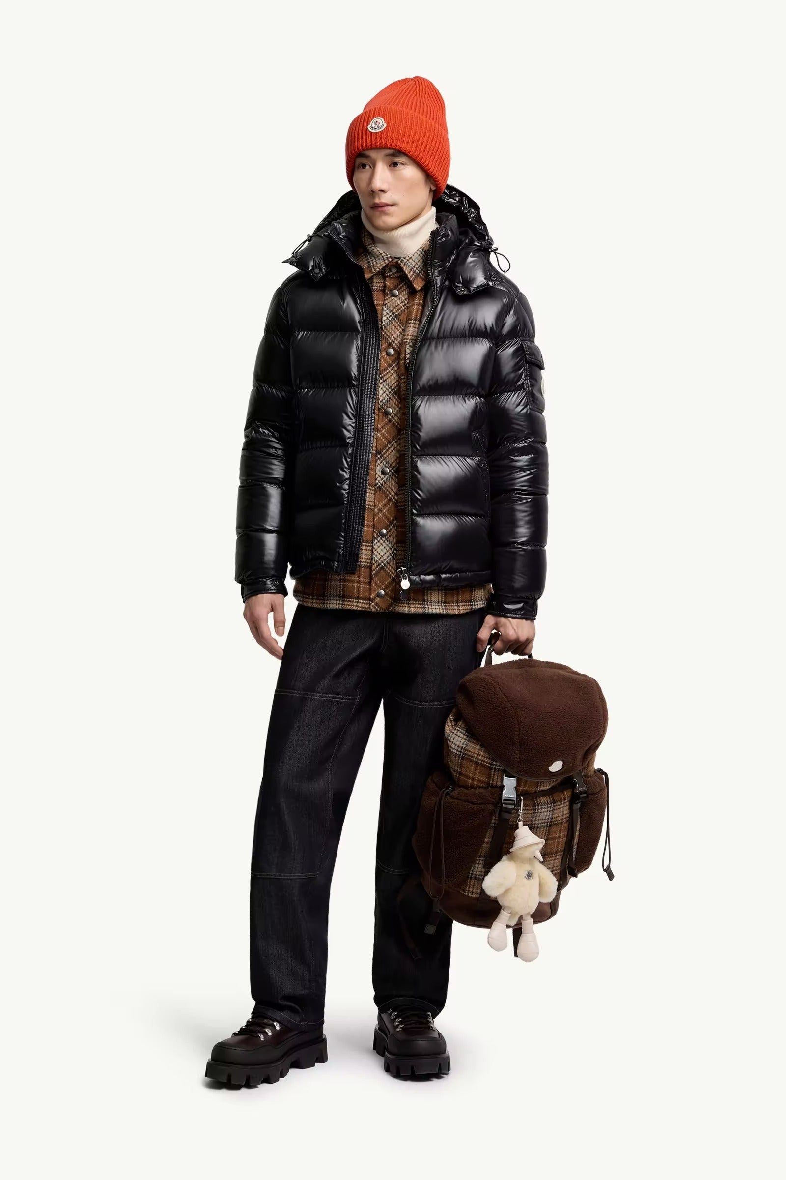 Moncler maya hooded short down jacket-MONCLER-Verso
