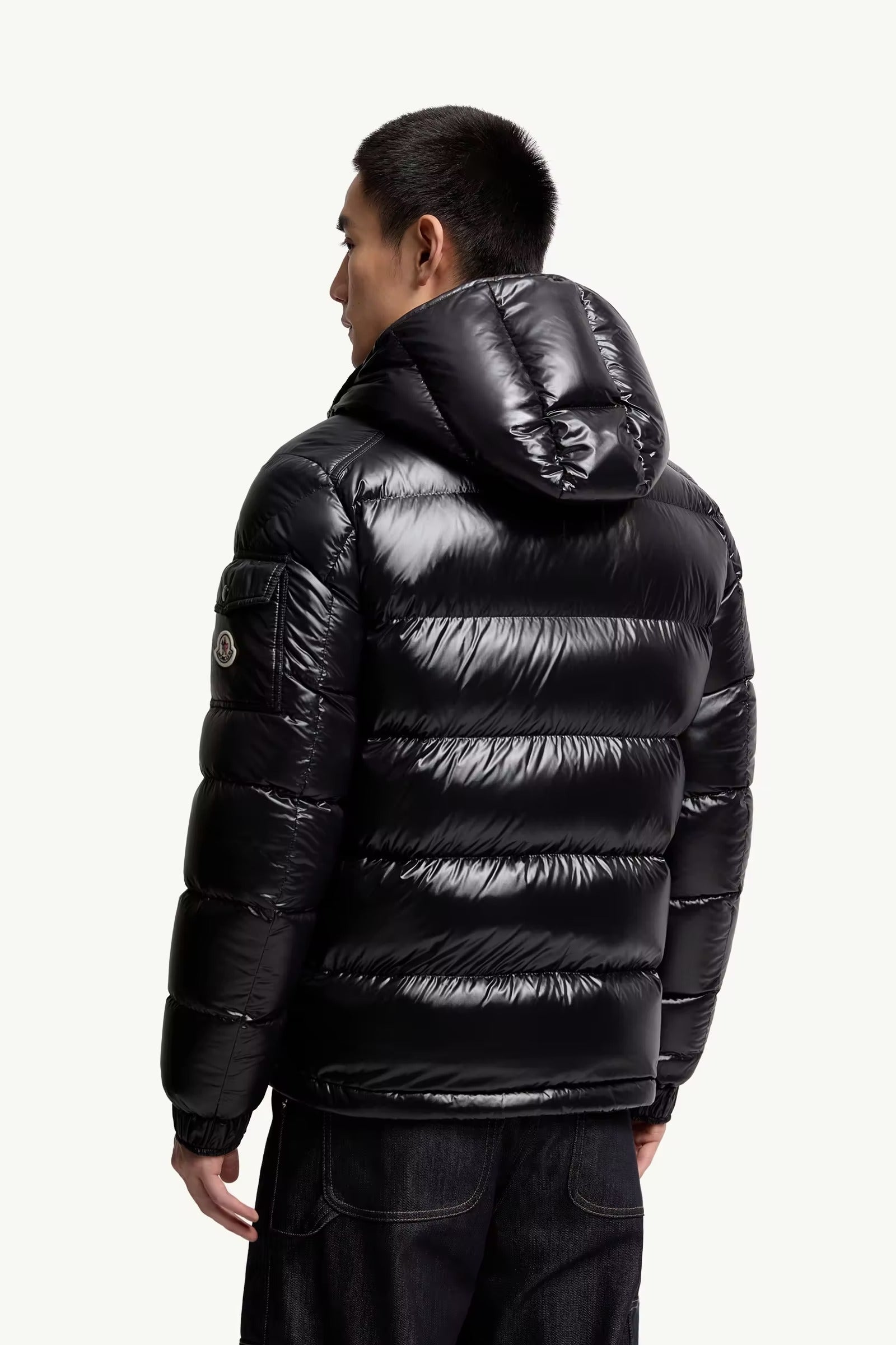 Moncler maya hooded short down jacket-MONCLER-Verso