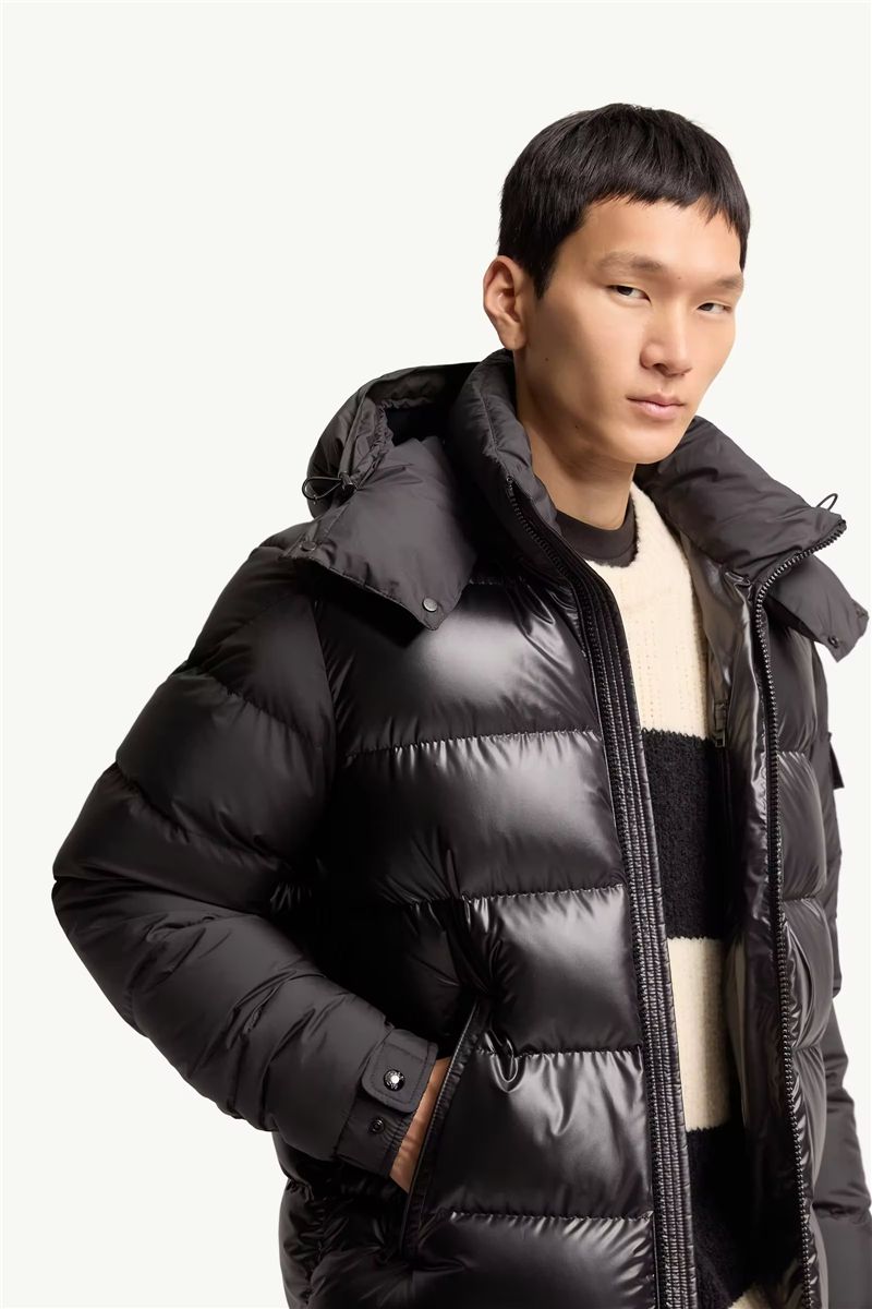 Moncler maya hooded short down jacket-MONCLER-Verso