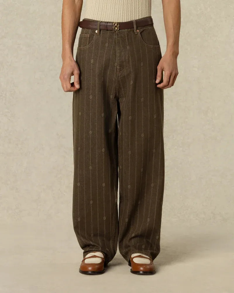 Monogram baggy jeans-DRÔLE DE MONSIEUR-Verso