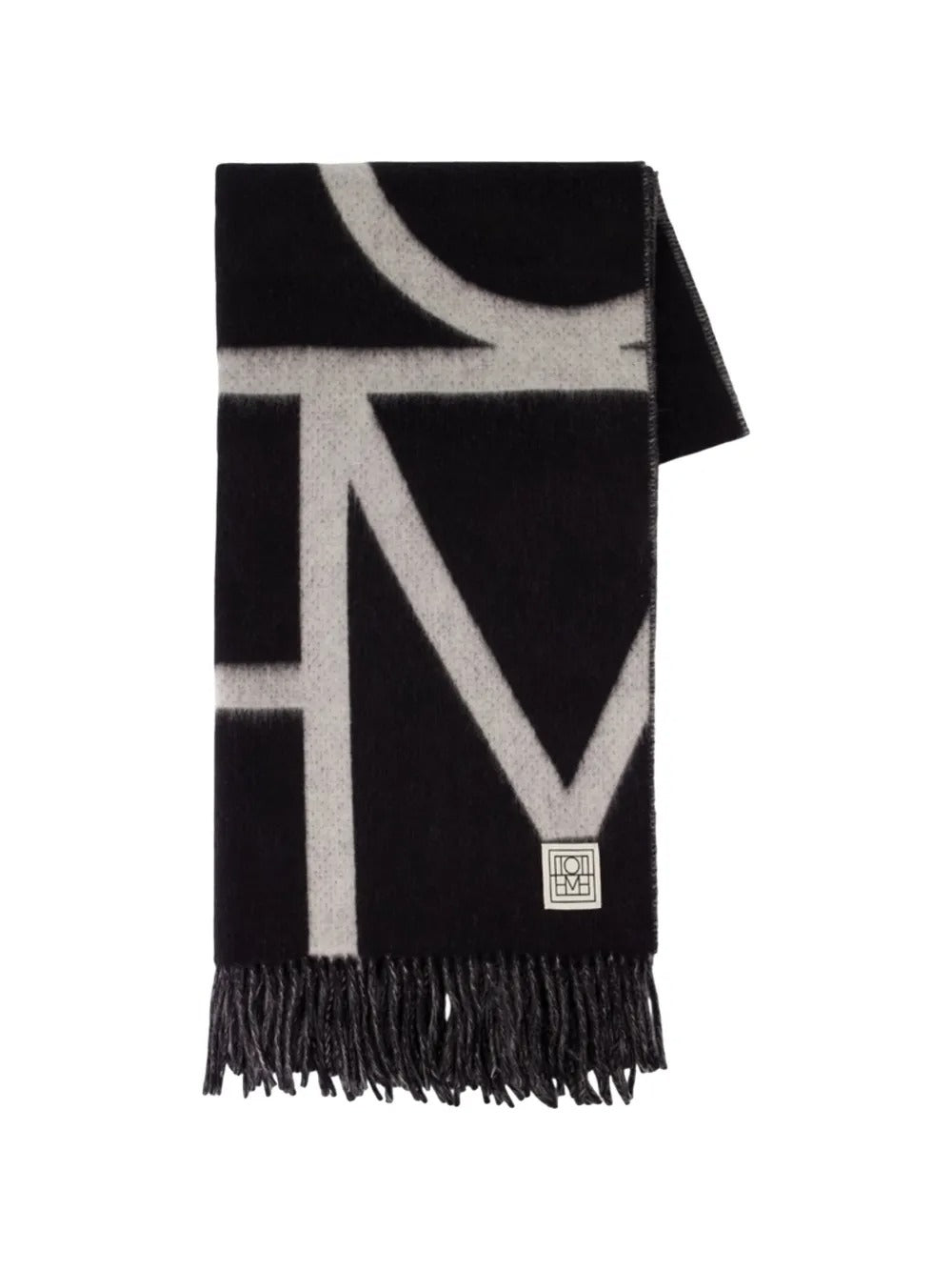 Monogram fringed scarf-TOTEME-309639-TU-Verso