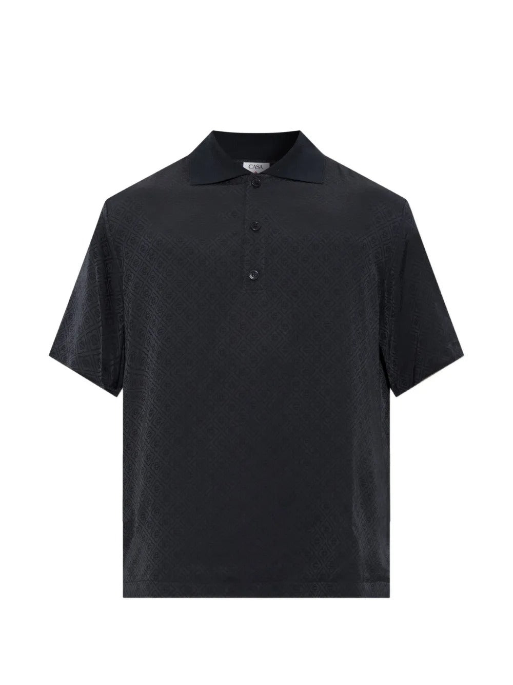 Monogram-jacquard polo shirt-CASABLANCA-310403-S-Verso