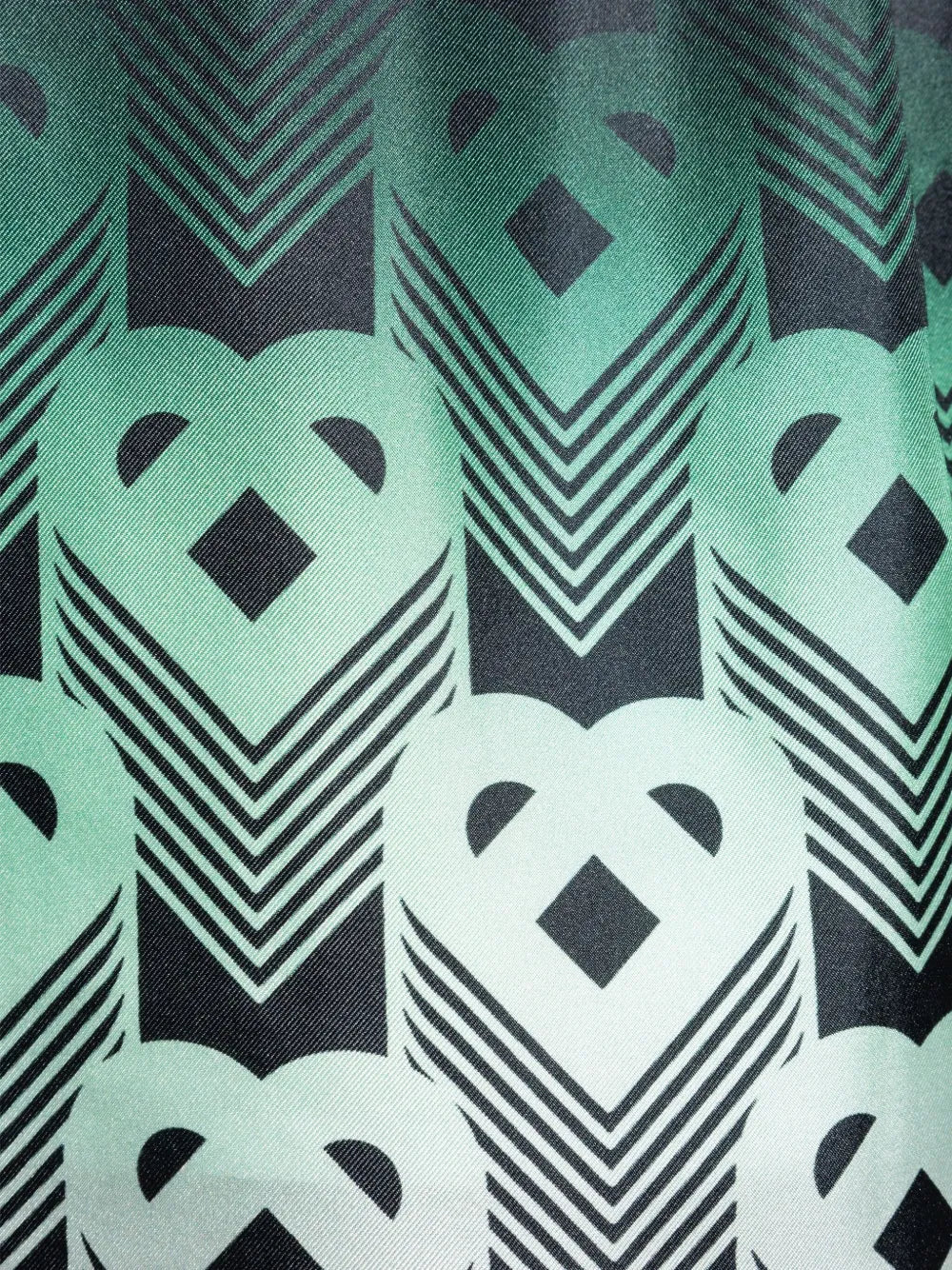 Monogram-print drawstring shorts