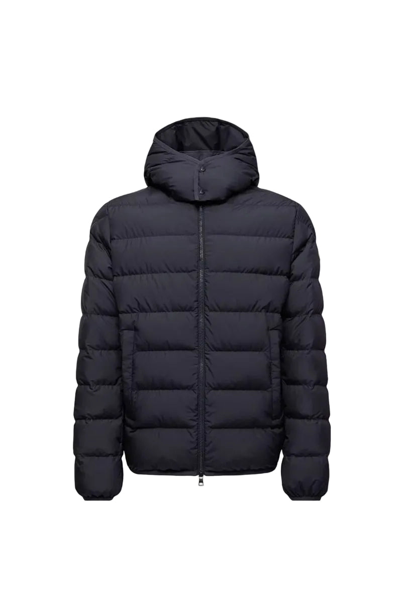 Montbrocq hooded short down jacket