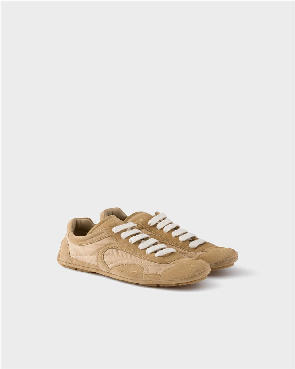 Montecarlo re-edition 2005 suede and re-nylon sneakers-PRADA-Verso