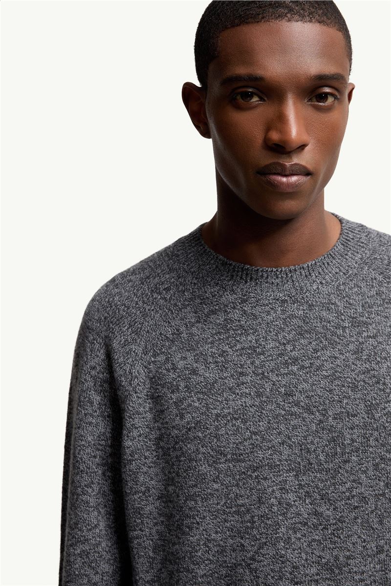 mouliné wool & cashmere jumper-MONCLER-Verso