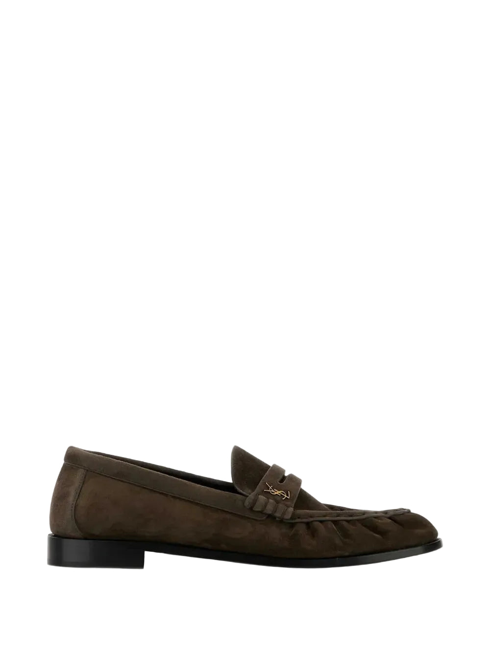 Mud suede loafers-SAINT LAURENT-Verso