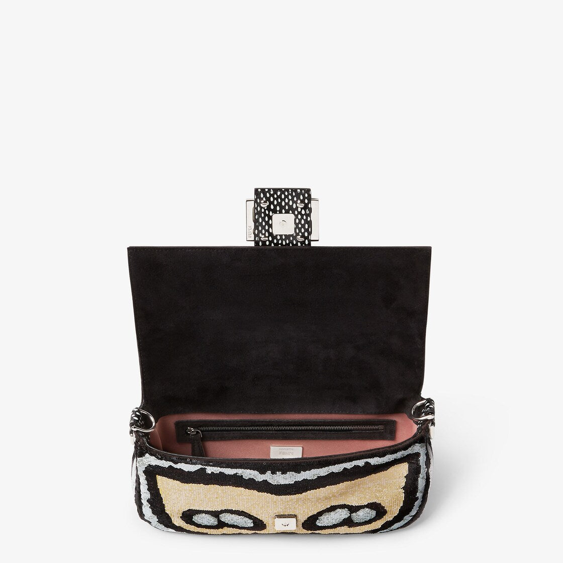 Multicolour night butterfly sequin bag-FENDI-Verso