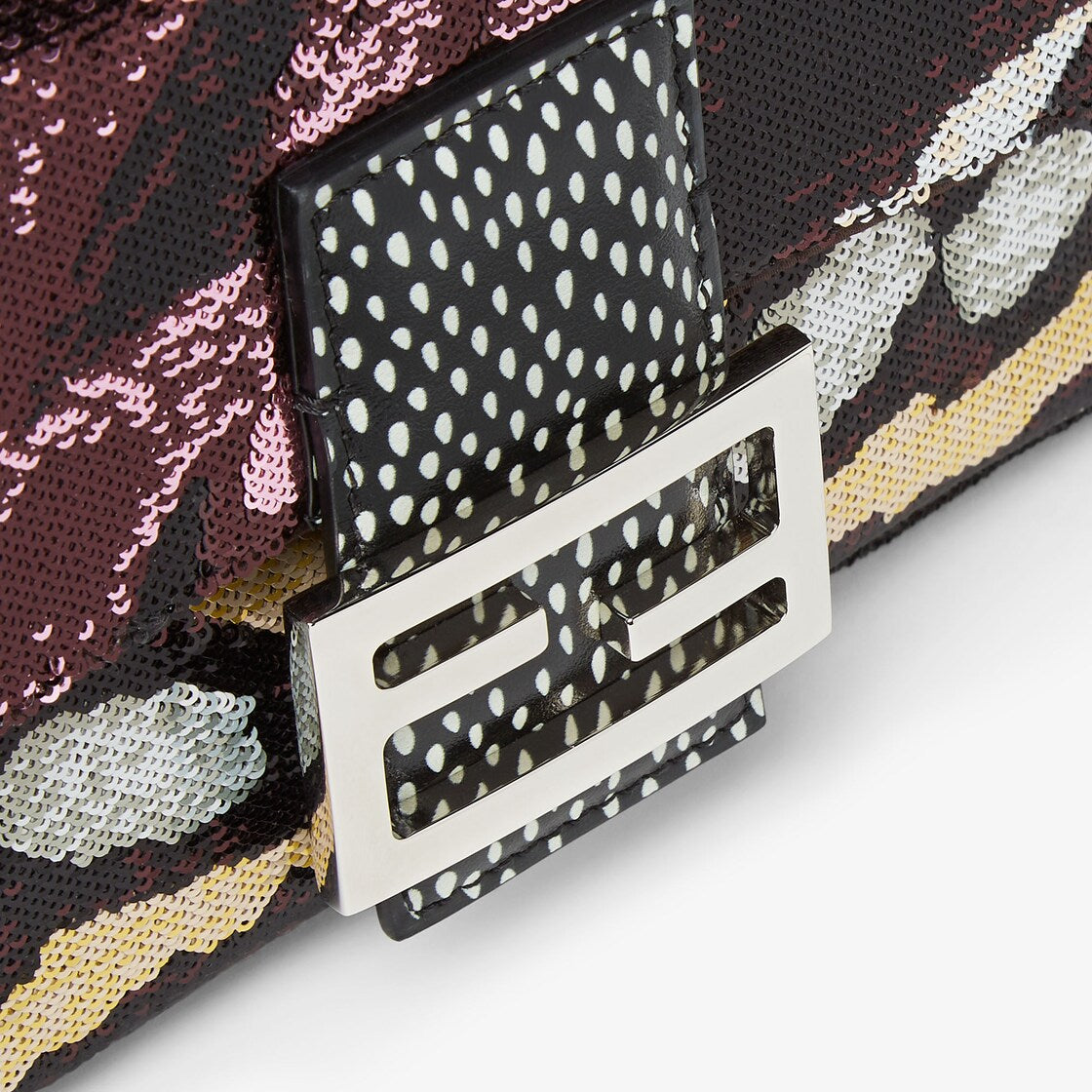 Multicolour night butterfly sequin bag-FENDI-Verso