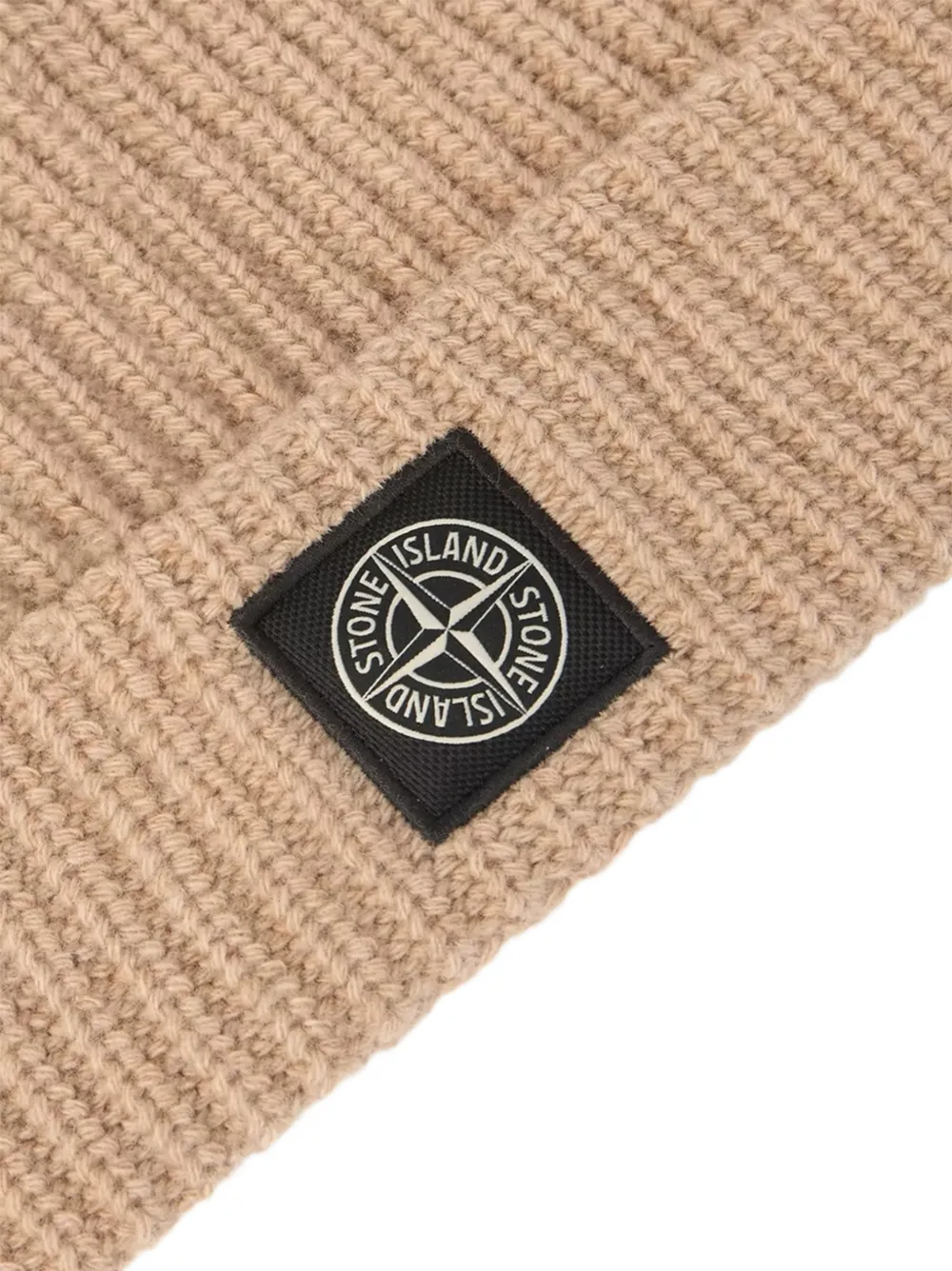 N100012 light rws geelong wool beanie-STONE ISLAND-Verso