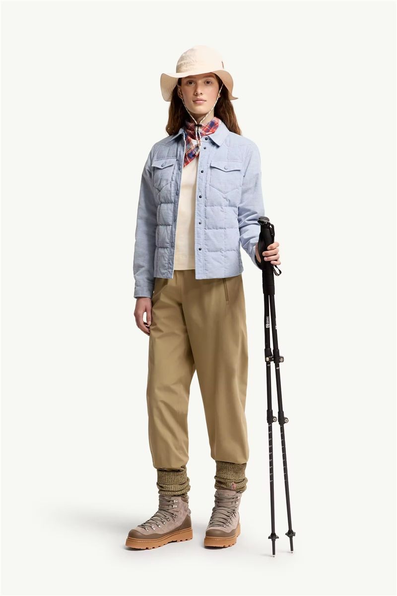 Nangy corduroy down shirt jacket-MONCLER-Verso