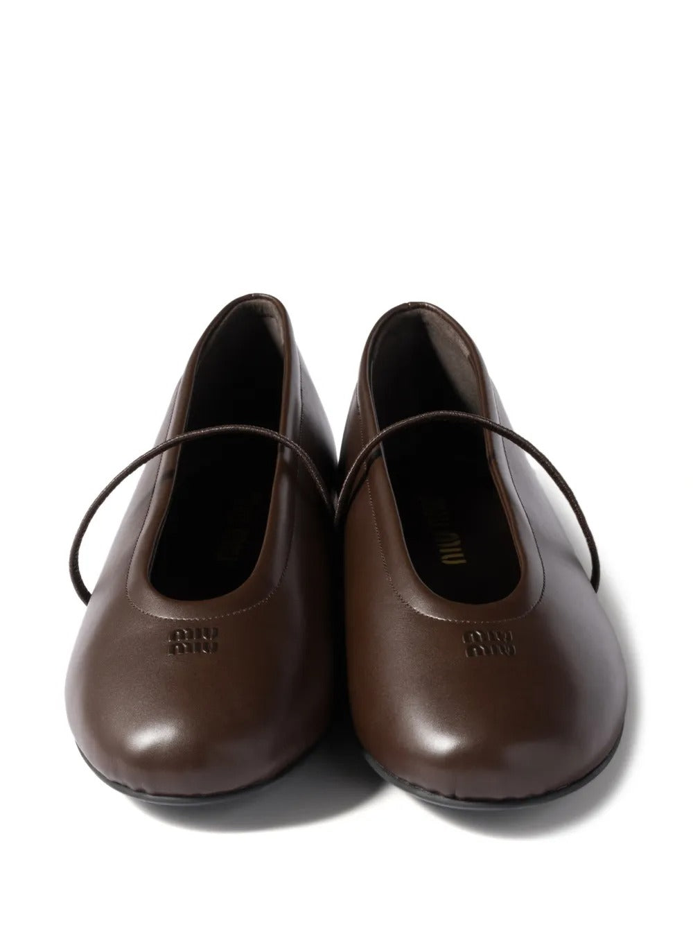 Nappa leather ballerinas-MIU MIU-Verso