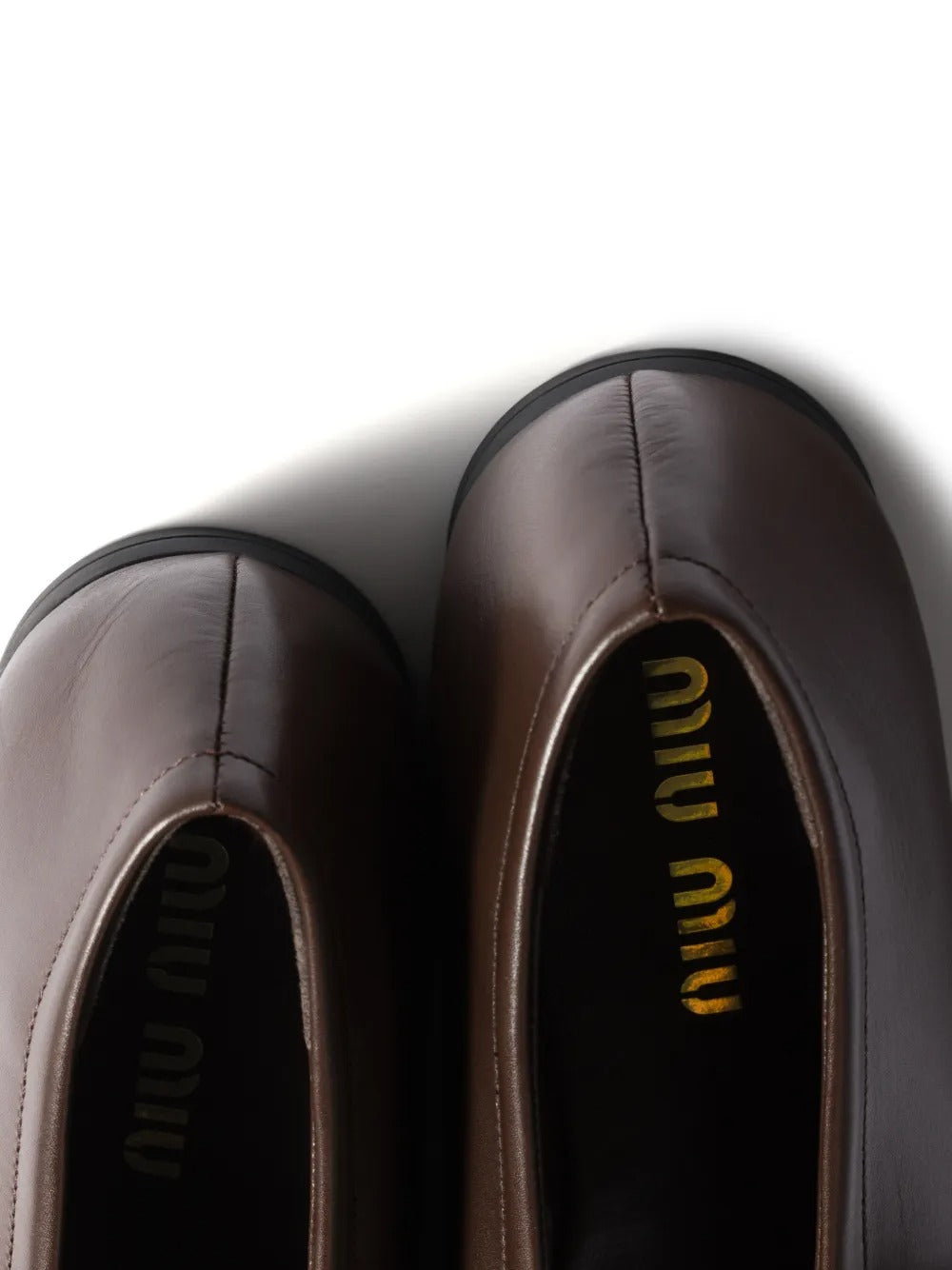 Nappa leather ballerinas-MIU MIU-Verso