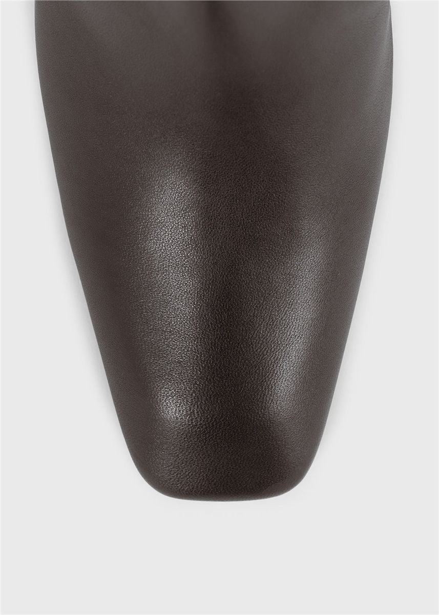Nappa over-the-knee boots bark-TOTEME-Verso