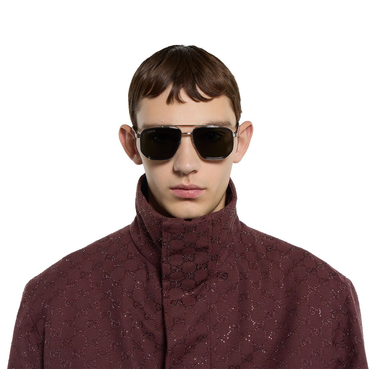 Navigator frame sunglasses-GUCCI-Verso