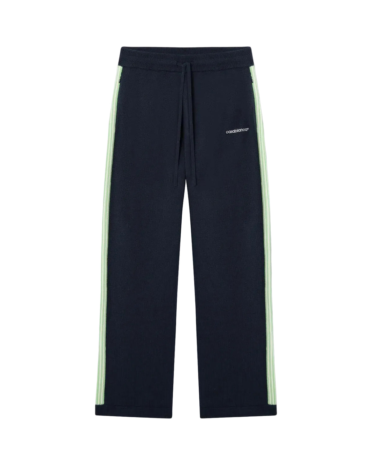 Navy merino track trousers-CASABLANCA-310406-S-Verso