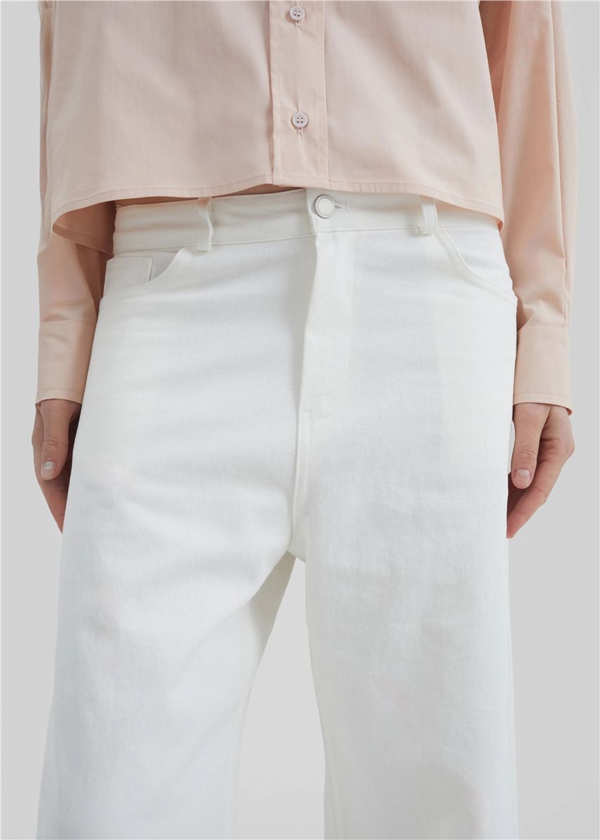 Nelton Barrel Leg Jeans-THE FRANKIE SHOP-Verso