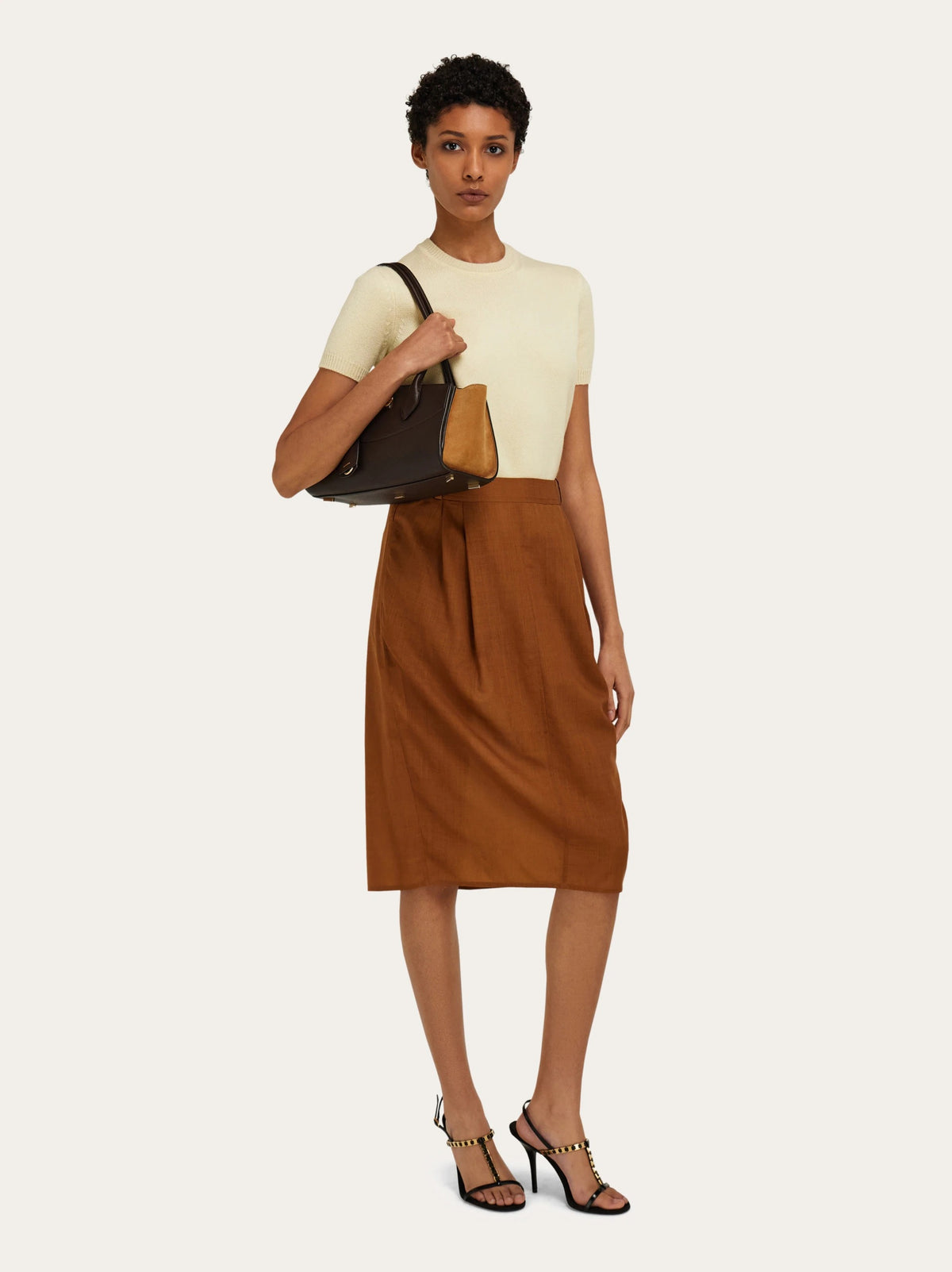 New ferragamo studio soft bag east west (m)-FERRAGAMO-Verso