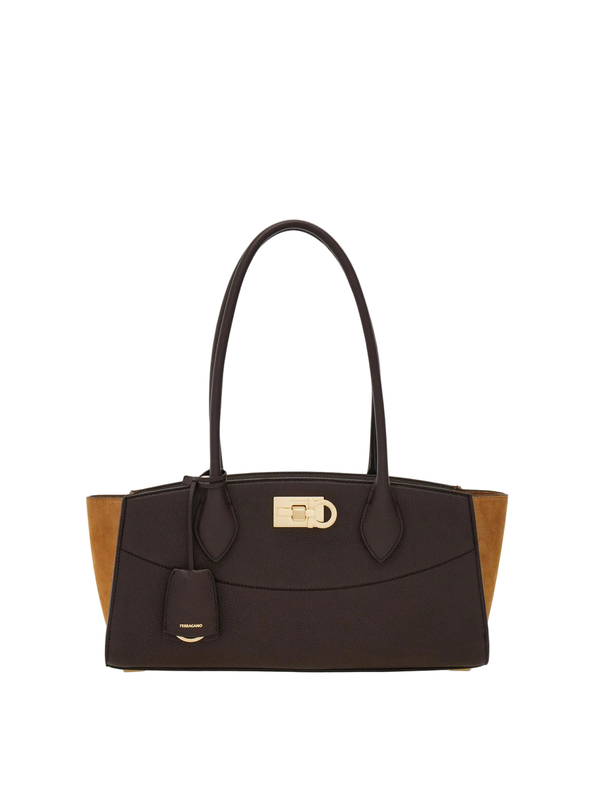 New ferragamo studio soft bag east west (m)-FERRAGAMO-309549-TU-Verso