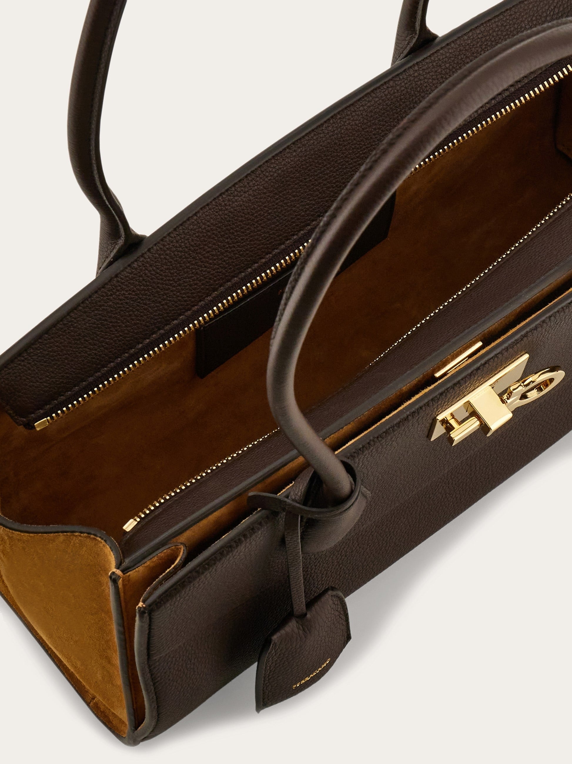 New ferragamo studio soft bag east west (m)-FERRAGAMO-Verso