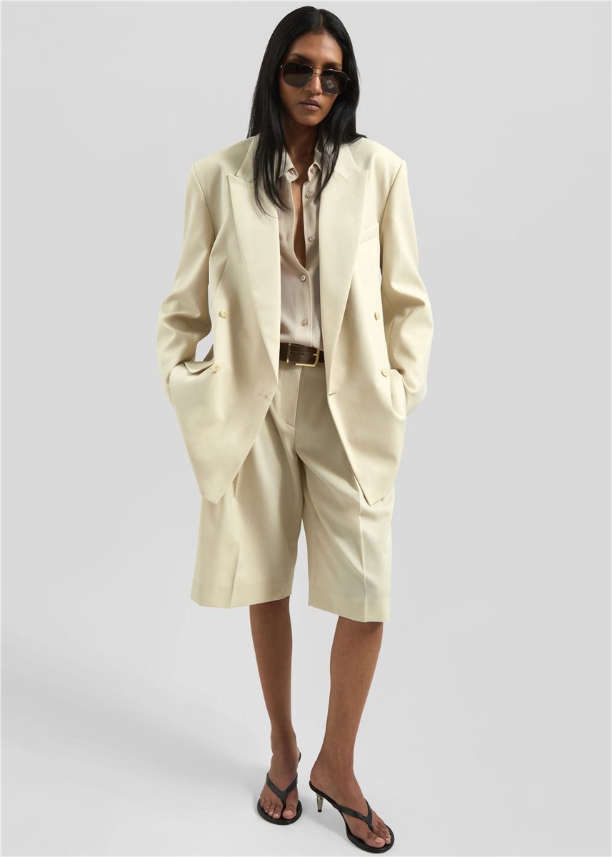 Newark double breasted blazer-THE FRANKIE SHOP-Verso