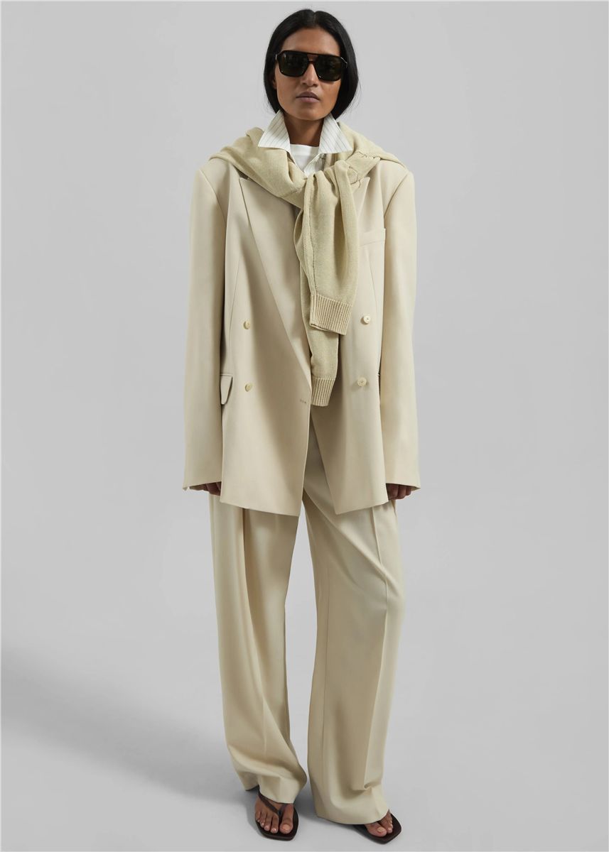 Newark double breasted blazer-THE FRANKIE SHOP-Verso