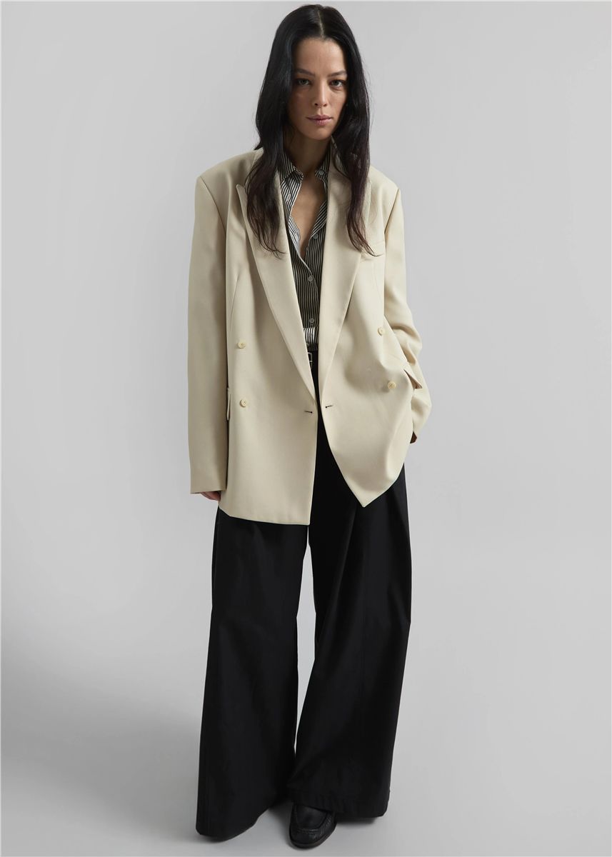 Newark double breasted blazer-THE FRANKIE SHOP-Verso