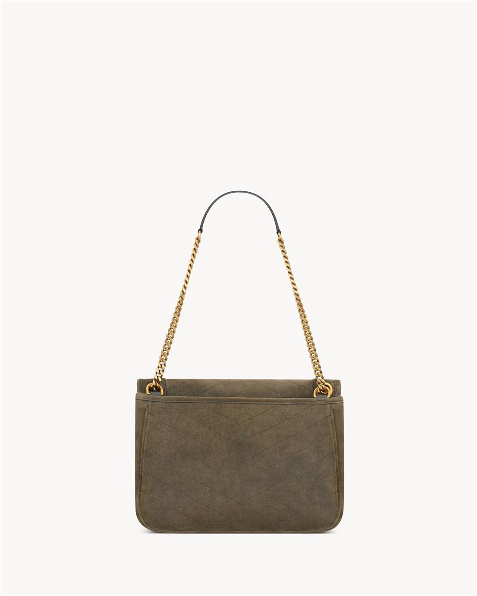 Niki tripouch in suede-SAINT LAURENT-Verso